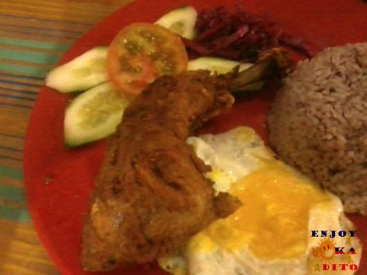 Sagada's Fried Pinikpikan with brown rice