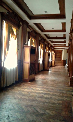 Left side corridor of the Auditorium when facing the stage.