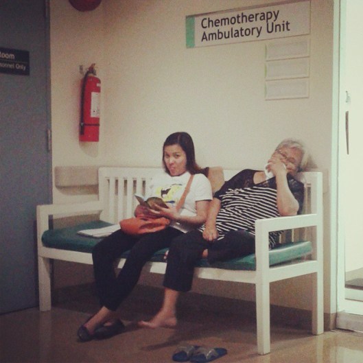 Mama's first chemo therapy